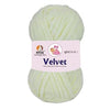 NTGS Velvet Glitter Yarn – Cream Shade No. 16 | Ultra Soft 100% Polyester Yarn