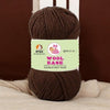 NTGS Wool Ease Yarn – Dark Brown Shade No. 14 | 100% Acrylic Knitting & Crochet Yarn