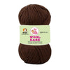 NTGS Wool Ease Yarn – Dark Brown Shade No. 14 | 100% Acrylic Knitting & Crochet Yarn