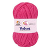 NTGS Velvet Glitter Yarn – Magenta Shade No. 9 | Ultra Soft 100% Polyester Yarn