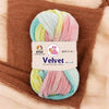 NTGS Multi Velvet Yarn – Multi Shade No. 7 | 100% Polyester Chenille Knitting & Crochet Yarn