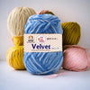 NTGS Velvet Thick Yarn – Multi Blue Shade No. 3 | 100% Acrylic Soft Knitting & Crochet Yarn