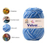 NTGS Velvet Thick Yarn – Multi Blue Shade No. 3 | 100% Acrylic Soft Knitting & Crochet Yarn