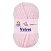 NTGS Velvet Glitter Yarn – Baby Pink Shade No-1 | 100% Polyester Ultra Soft Chenille Yarn